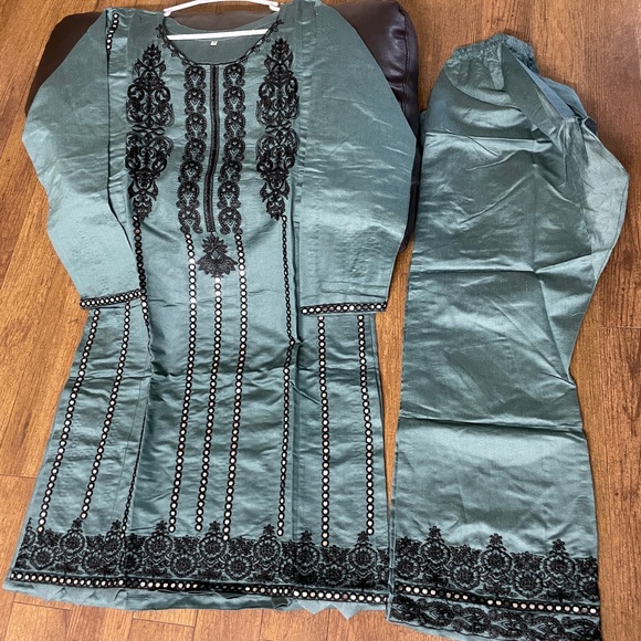 noor jahan Dresses & Skirts - Pakistani embroidered mirror work suit